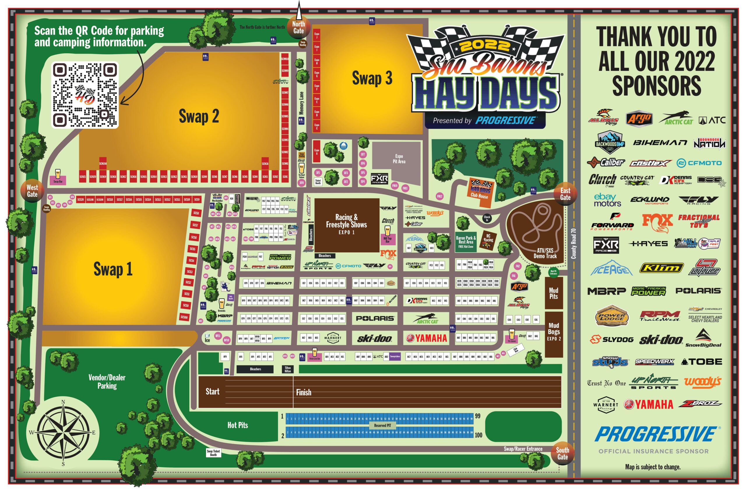 Haydays 2022 Map