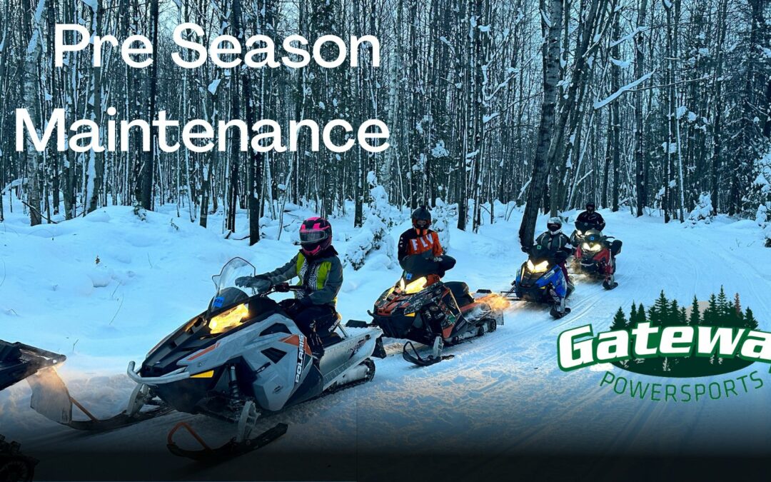 Pre Season Snowmobile Maintenance