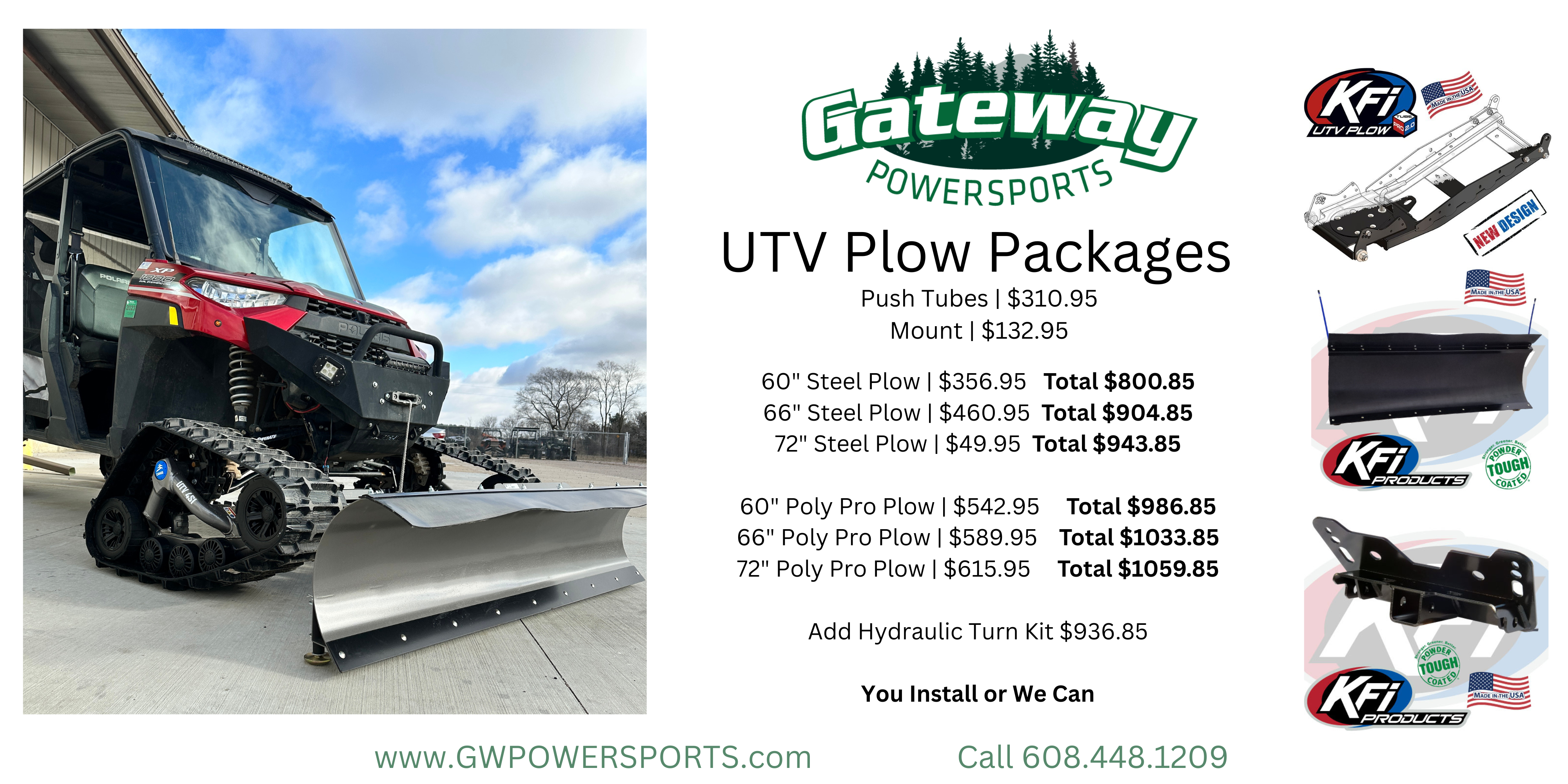 UTV Snow Plow Promotion