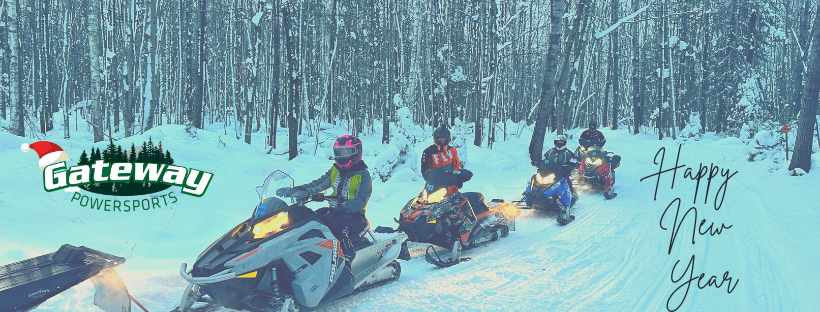 Exploring St. Germain Area on Snowmobile