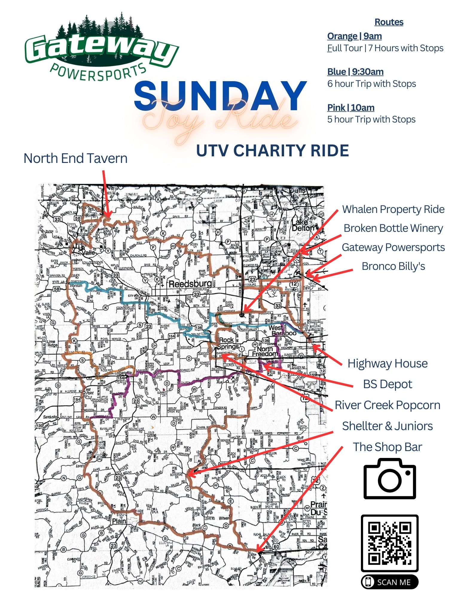 Sauk County UTV Routes