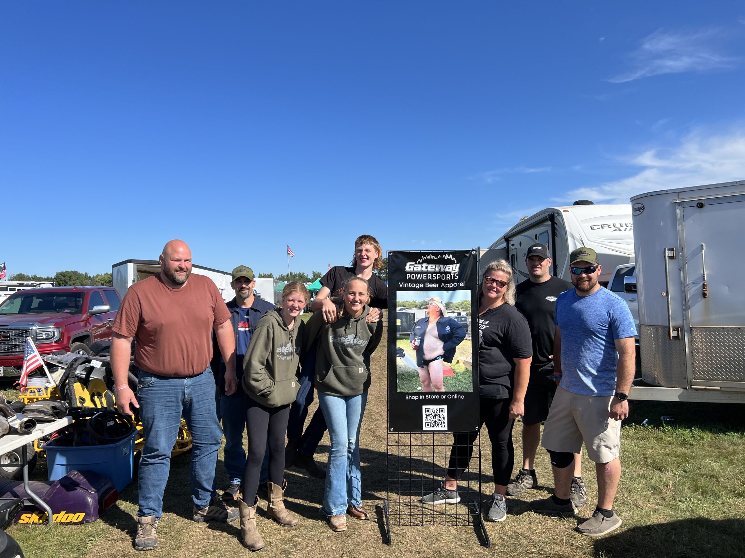 Gateway Powersports Team at Hay Days Grass Drags