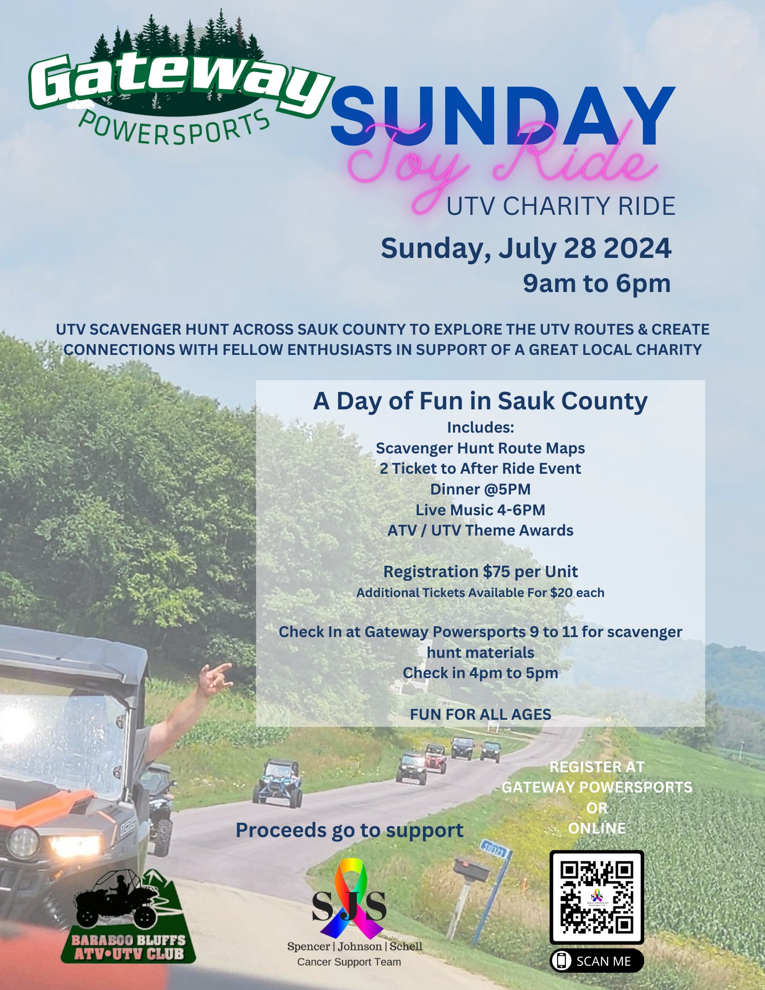 2024 Joy Ride | Charity UTV Scavenger Ride