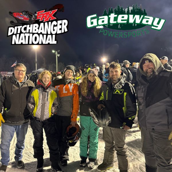 Gateway Powersports at ERX ditchbanger Snowmobile Race