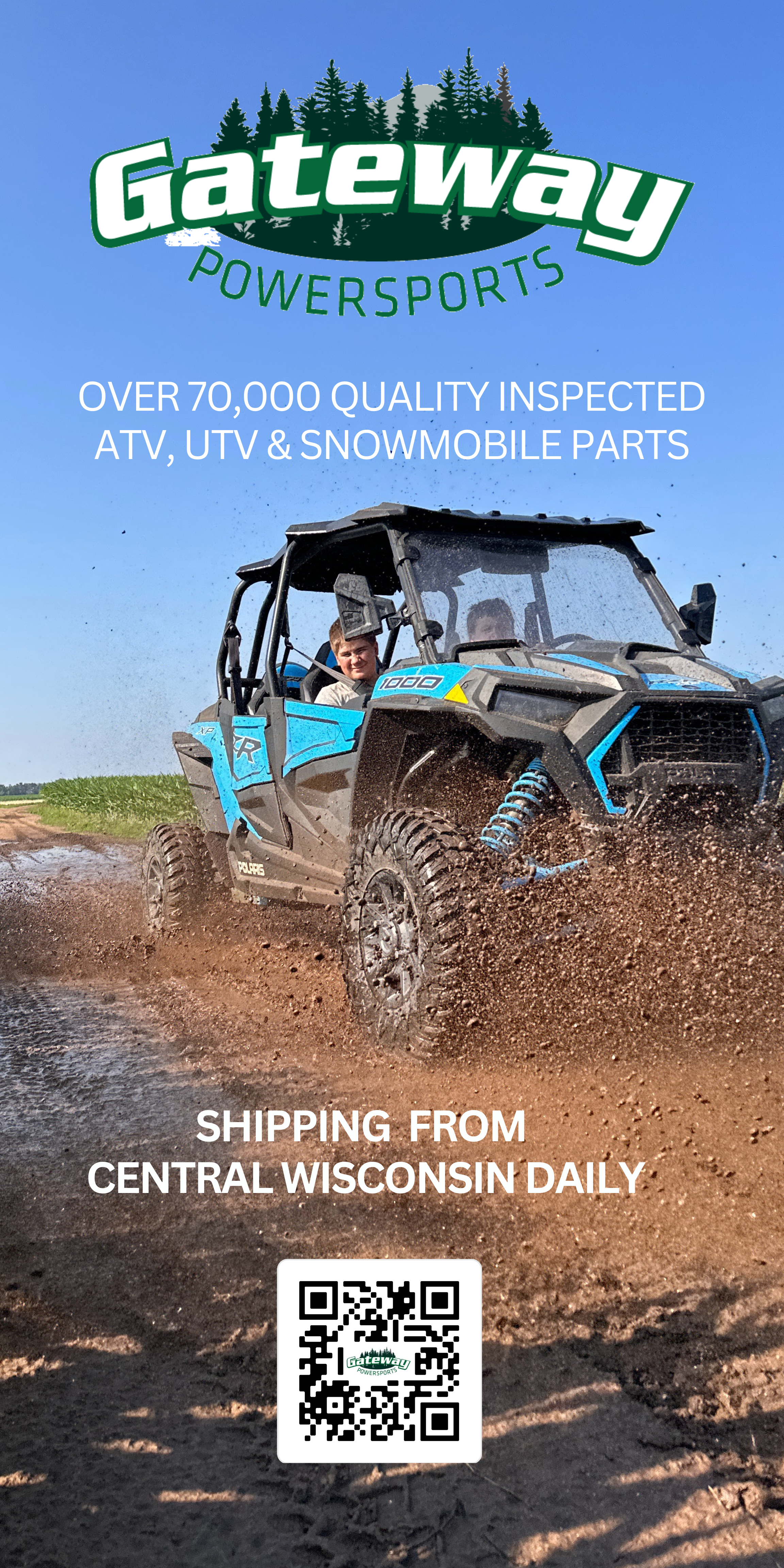 USED UTV Parts at Gateway Powersports in Baraboo, WI. shipping across the USA